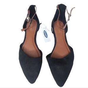 NWT Old Navy Black Pointed Flats